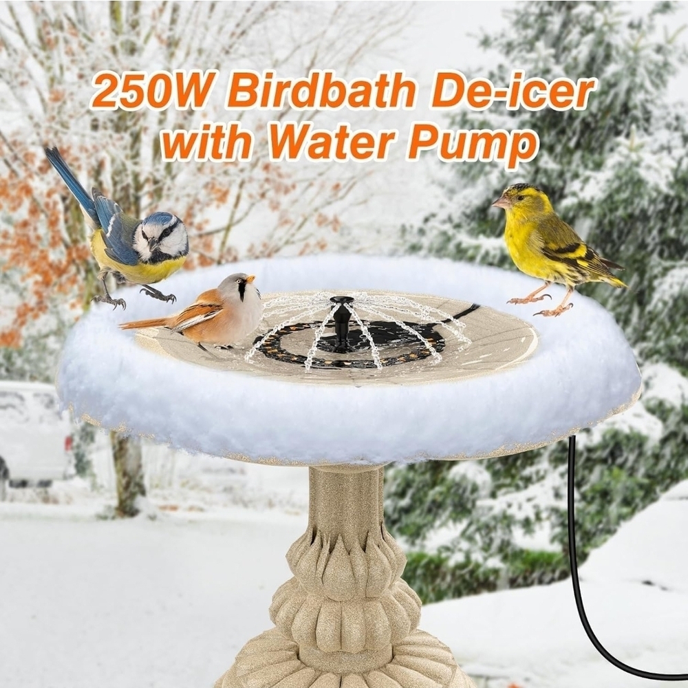 Bird Bath Deicer